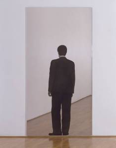 Standing Man 1962,1982 by Michelangelo Pistoletto born 1933